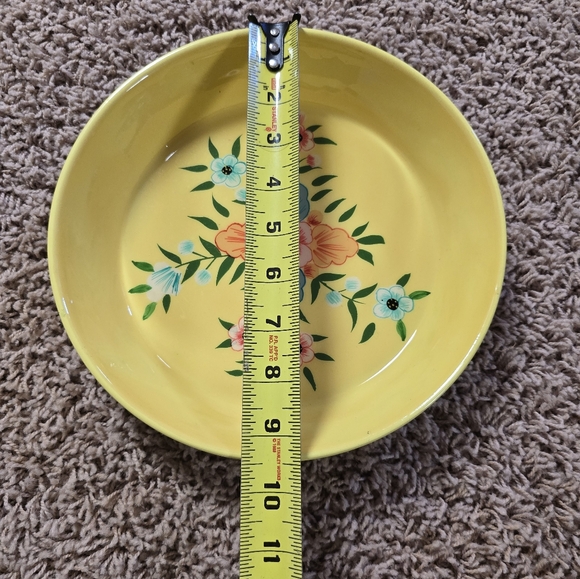 Vintage 60s/70s floral decorative pie tin. - Picture 5 of 6